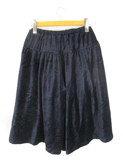 シップス Ships ベロア ガウチョパンツ スカーチョ ボトムス ネイビー 紺 150 子供服 ジュニア キッズ 069 ベクトルパーク