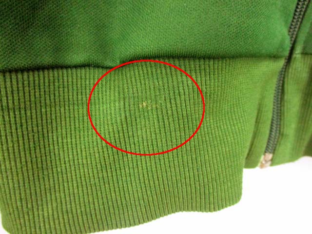 adidas トラックジャケット ピスタチオグリーン　M size 60-70's adidas トラックジャケット “地球儀ロゴ / MADE IN