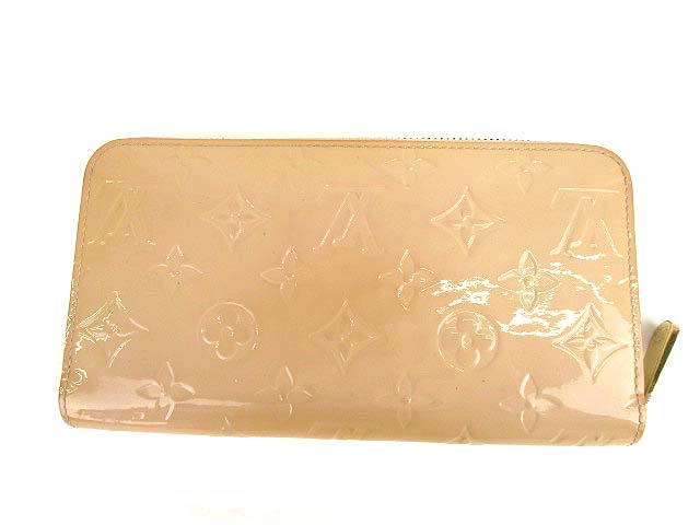 ルイヴィトン LOUIS VUITTON モノグラム ヴェルニ ジッピーウォレット  