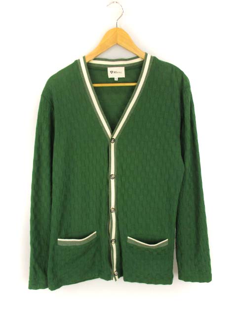 ティーケーミクスパイス タケオキクチ The Shop Tk Mixpice ニット カーディガン 羽織り 市松模様 長袖 グリーン 緑 Xl 薄手 メンズ 069 ベクトルパーク