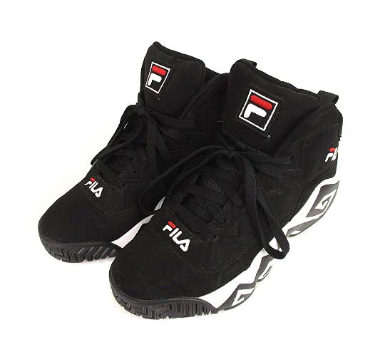 フィラ Fila ハイカット スニーカー バスケットボールシューズ 靴 バッシュ 1vb 014 黒 白 27cm メンズ 069 ベクトルパーク