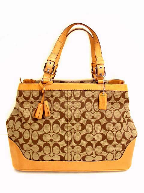 コーチ COACH ハンドバッグ ショルダーバッグ シグネチャー キャンバス 