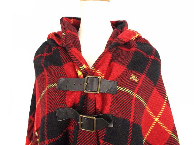 バーバリーブルーレーベル BURBERRY BLUE LABEL ポンチョ ストール  