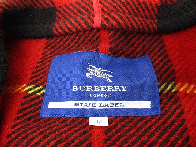 バーバリーブルーレーベル BURBERRY BLUE LABEL ポンチョ ストール 