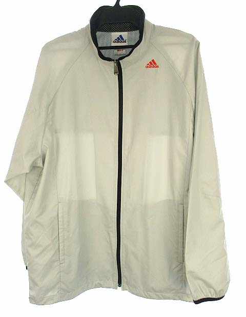 adidasライト.ウインドブレーカーO上下セットG35832黒x赤x白.未使用