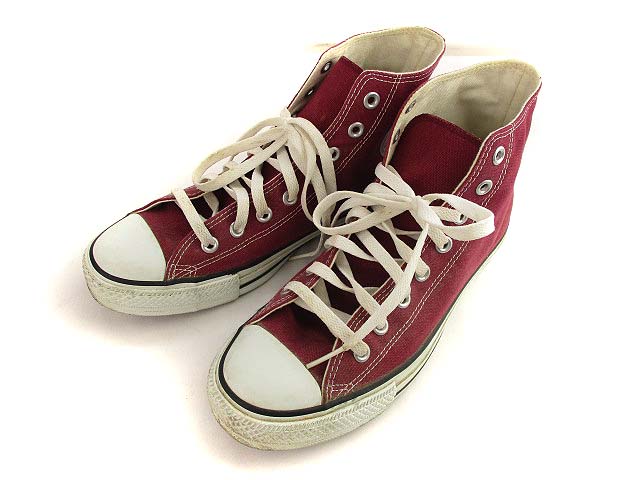 コンバース Converse オールスター ハイカット スニーカー シューズ 靴 赤 紫 ワイン 27cm メンズ 069 ベクトルパーク コンバース Converse オールスター ハイカット スニーカー シューズ 靴 赤 紫 ワイン 27cm メンズ 069 ベクトルパーク