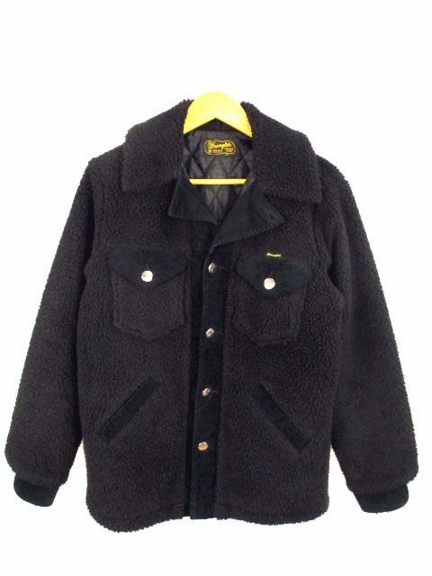 ラングラー Wrangler ナノユニバース Nano Universe ボア ジャケット ランチコート ランチジャケット 中綿 コーデュロイ切替 Ws9147 黒 ブラック サイズm メンズ 069 ベクトルパーク