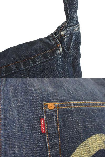 EVISU デニムショルダーバッグ エヴィス EVISU デニム ショルダーバッグ メッセンジャー 斜め