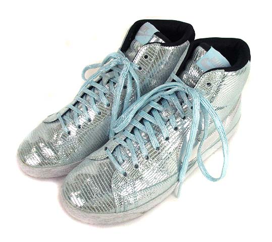 ナイキ Nike Wmns Blazer Mid Qs ブレザー ミッド ハイカット スニーカー シューズ 靴 001 ブルー系 24cm レディース 069 ベクトルパーク