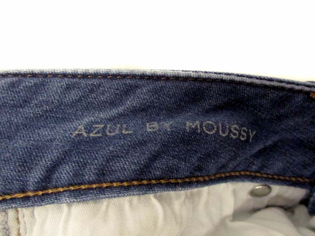 アズールバイマウジー Azul By Moussy マイクロファイバースキニーデニム デニムパンツ ジーンズ スキニー ストレッチ 2508ay12 0130 インディゴ サイズ22 レディース 069 ベクトルパーク