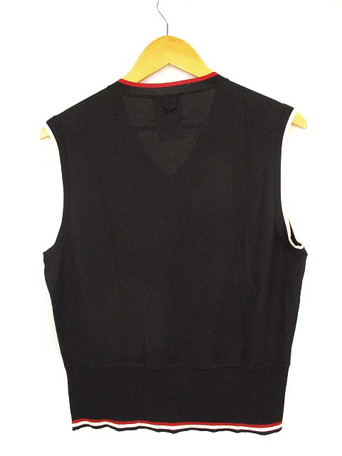 ブルックスブラザーズ Brooks Brothers トップス ニット ベスト プルオーバー Vネック ウール 黒 赤 白 3 メンズ 069 ベクトルパーク