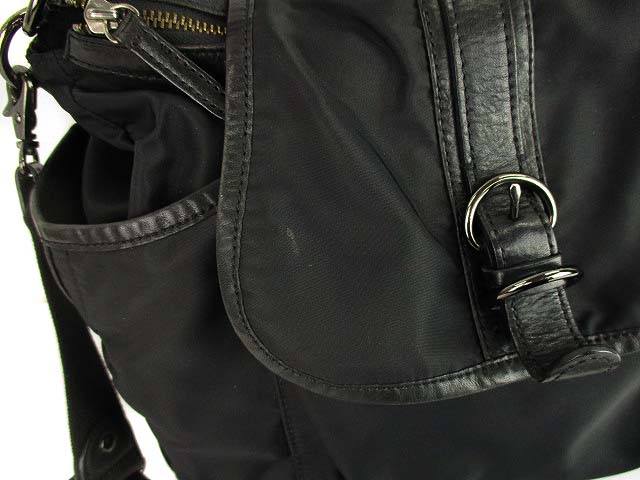 BURBERRY BLUE LABEL リュック ショルダーバッグ 2way 黒 BURBERRY BLUE LABEL リュック ショルダーバッグ 2way 黒