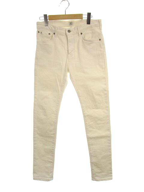 エドウィン Edwin E Standard Skinny デニムパンツ スキニーパンツ ジーンズ ホワイトデニム ロング ボトム Ed022 ストレッチ 無地 白 ホワイト M メンズ 069 ベクトルパーク