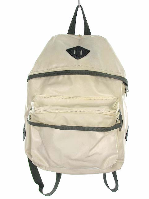 【希少】PORTER / ポーター キャンバス リュック 大容量 ホワイト ポーター(PORTER) リュックサック 大容量 リュック・バック