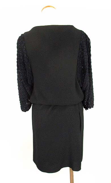 最愛 中古 See 黒 七分袖 ひざ丈 ワンピース Chloe シーバイクロエ By ワンピース Www Estudidentalsarria Com