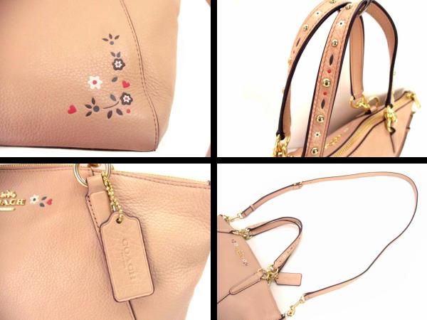 コーチ COACH 2Way ハンドバッグ ショルダーバッグ フローラル
