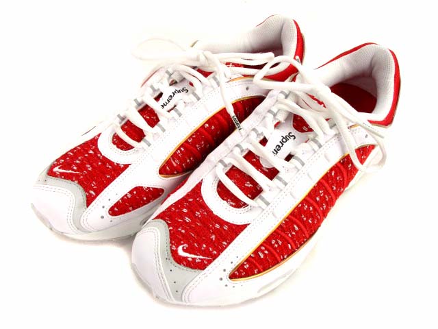 ナイキ Nike シュプリーム Supreme スニーカー シューズ 靴 Air Max Tailwind 4 S エアマックス テイルウインド 4 S At3854 100 赤 白 レッド ホワイト サイズ28 5cm メンズ 069 ベクトルパーク