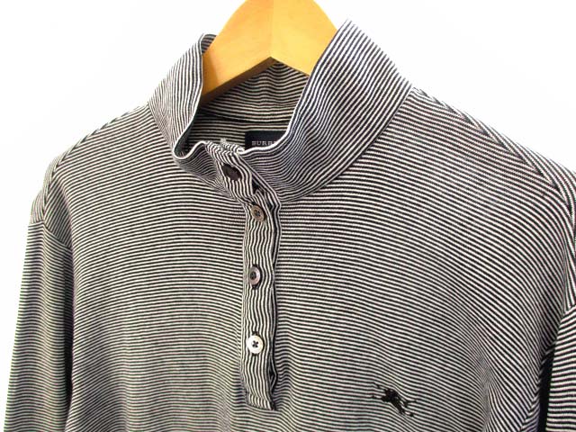 バーバリーゴルフ 長袖ポロシャツ BURBERRY GOLF】バーバリーゴルフ 長袖ポロシャツ チェック切替