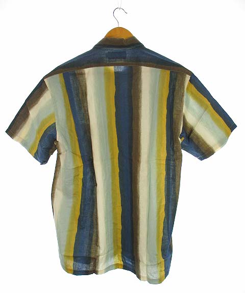 【Ralph Lauren】ラルフローレン 麻 リネン マルチカラー ストライプ ポロ ラルフローレン メンズ クラシックフィット 麻 リネン