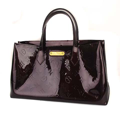 ルイヴィトン LOUIS VUITTON モノグラム ヴェルニ ウィルシャーPM 