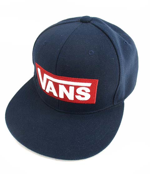 バンズ Vans ベースボールキャップ ストレートキャップ 帽子 ロゴ ネイビー系 紺 メンズ レディース 069 ベクトルパーク