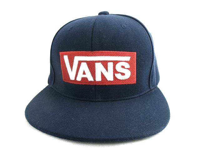 バンズ Vans ベースボールキャップ ストレートキャップ 帽子 ロゴ ネイビー系 紺 メンズ レディース 069 ベクトルパーク