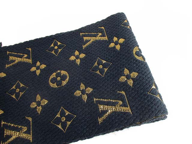 ルイヴィトン LOUIS VUITTON エシャルプ ロゴマニア シャイン マフラー  