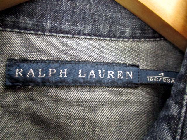 ラルフローレン RALPH LAUREN 長袖 デニム シャツ ウエスタン 
