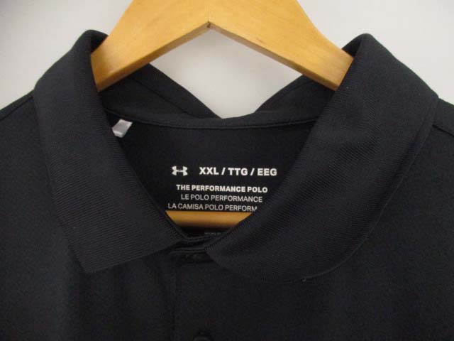 アンダーアーマー Under Armour スポーツウェア ゴルフウェア ポロシャツ ヒートギア ワンポイント ロゴ 半袖 ブラック 黒 Xxl パフォーマンスポロ2 0 メンズ 069 ベクトルパーク