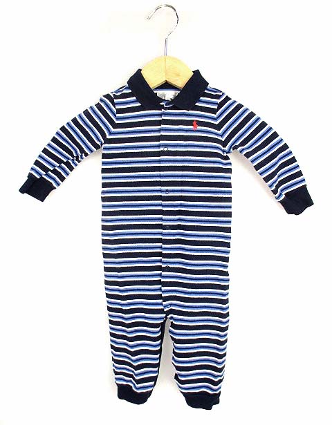 ラルフローレン RALPH LAUREN ポロシャツロンパース カバーオール 
