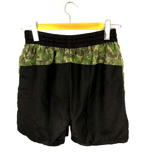 アンブロ Umbro ボトムス パンツ 半ズボン ハーフ ショート グラフィックラインドショーツ 総柄 Ufa7468p ブラック 黒 カーキ M メンズ 069 ベクトルパーク