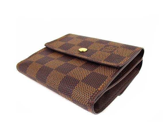 ルイヴィトン LOUIS VUITTON ダミエ ポルトフォイユ エリーズ Wホック 
