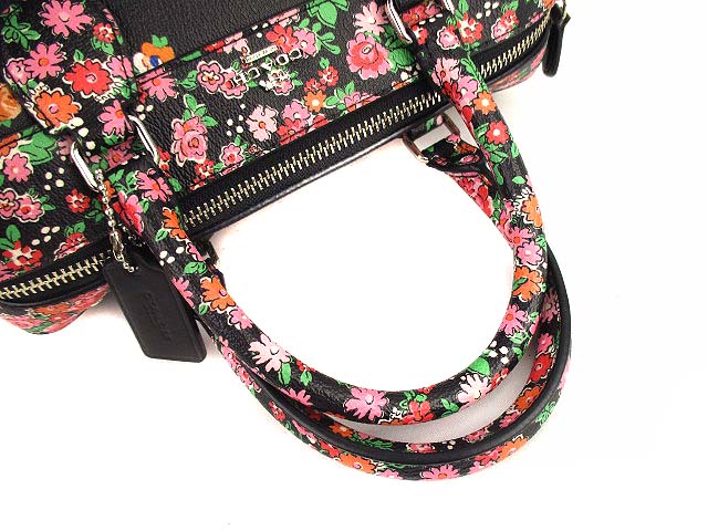 コーチ COACH フローラル ミックス プリント ミニ サッチェル