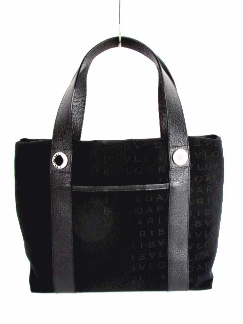 BVLGARI ブルガリ レオーニ 2WAY ハンドバッグ レディース ブラック 黒  