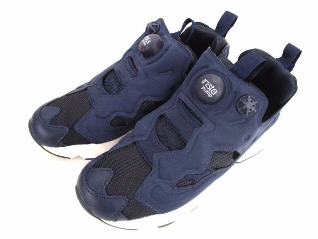 リーボック Reebok スニーカー シューズ 靴 INSTAPUMP FURY OG インスタ ポンプフューリー V65752 ネイビー ホワイト  紺 白 サイズ23cm レディース