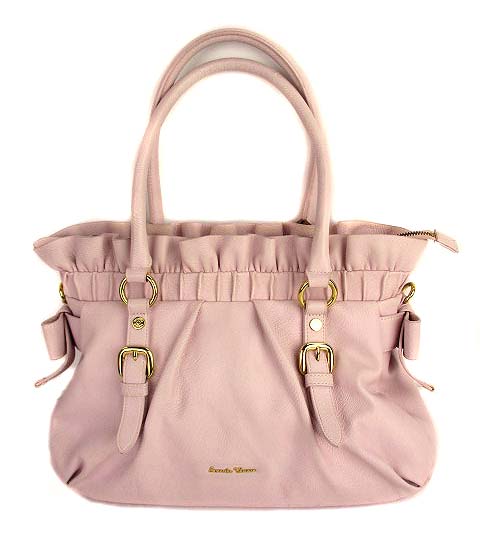 Aランク サマンサタバサ リボンハンドバッグ ピンク ハンドバッグ  