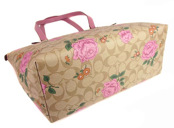 COACH 花柄装飾 ベージュ ショルダーバッグ コーチ COACH ショルダー バッグ （FLOWER） -waja bazar - 海外