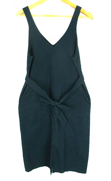 チャオパニック Ciaopanic Special Works Styles キャミワンピース ジャンパースカート 膝下丈 ミモレ丈 ロング丈 Vネック 無地 ポケット スリット コットン 綿 グリーン 緑 レディース 069 ベクトルパーク