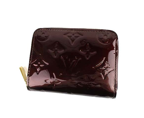 ルイヴィトン LOUIS VUITTON モノグラム ヴェルニ ジッピー コイン 