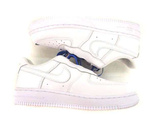ナイキ Nike スニーカー シューズ 靴 Force 1 Toggle Ps フォース 1 トグル Ps Cu5287 100 白 青 ホワイト ブルー サイズ22cm ジュニア 子供靴 キッズ 069 ベクトルパーク