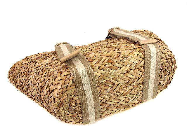 アフタヌーンティー Afternoon Tea かごバッグ ハンドバッグ かばん 鞄 シーグラス 巾着 コットン ブラウン ブルー レディース 069 ベクトルパーク