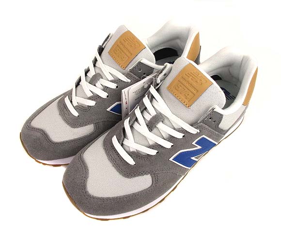 未使用品 ニューバランス New Balance スニーカー シューズ 靴 スウェード Ml574ne2 グレー 青 ベージュ 26 5cm メンズ 069 ベクトルパーク