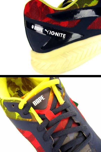 未使用品 プーマ PUMA ア ベイシング エイプ A BATHING APE スニーカー 