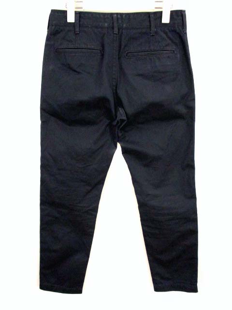 エフオービーファクトリー Fob Factory ナロー フュージョン トラウザー チノパン パンツ テーパード 無地 F0444 黒 ブラック サイズ2 メンズ 069 ベクトルパーク