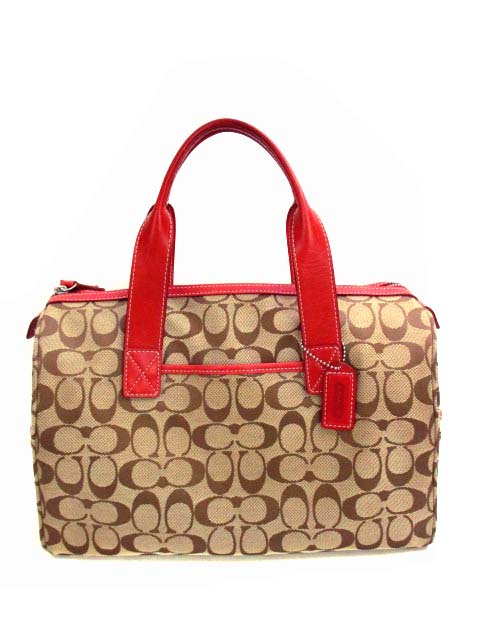 コーチ COACH ミニボストンバッグ ハンドバッグ シグネチャー 