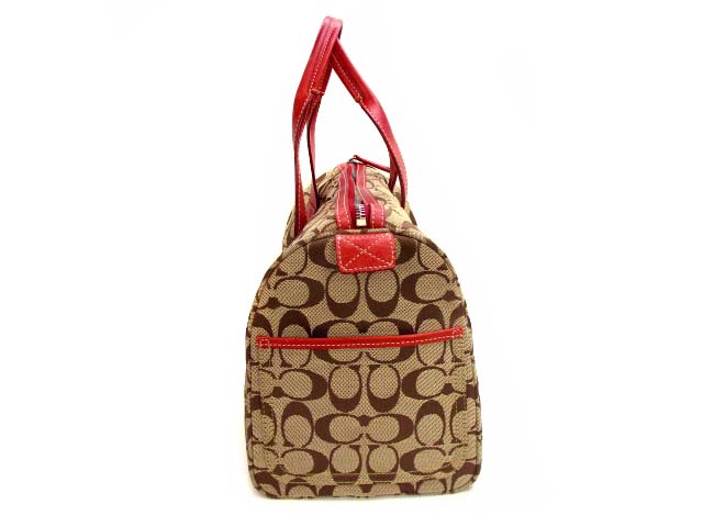 コーチ COACH ミニボストンバッグ ハンドバッグ シグネチャー