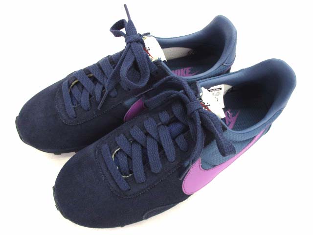ナイキ Nike スニーカー シューズ 靴 プリモントリオールレーサー 406 ネイビー パープル 紺 紫 サイズ22 5cm レディース 069 ベクトルパーク