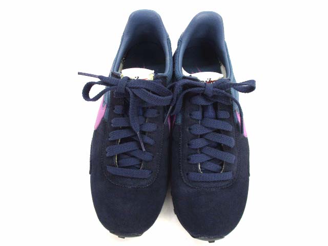 ナイキ Nike スニーカー シューズ 靴 プリモントリオールレーサー 406 ネイビー パープル 紺 紫 サイズ22 5cm レディース 069 ベクトルパーク