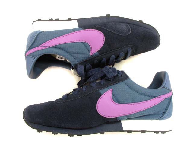 ナイキ Nike スニーカー シューズ 靴 プリモントリオールレーサー 406 ネイビー パープル 紺 紫 サイズ22 5cm レディース 069 ベクトルパーク
