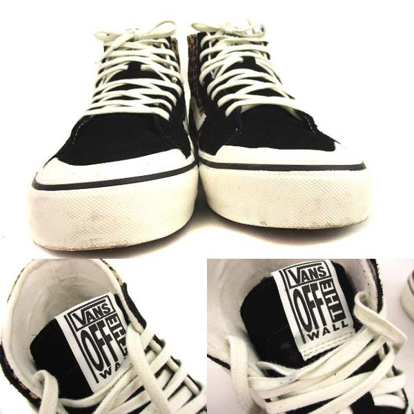 バンズ Vans ハイカット スニーカー シューズ 靴 レオパード スウェード 黒 ベージュ 26cm メンズ 069 ベクトルパーク バンズ Vans ハイカット スニーカー シューズ 靴 レオパード スウェード 黒 ベージュ 26cm メンズ 069 ベクトルパーク